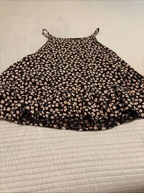 Arizona Floral Ruffle Spaghetti Strap Tank Top